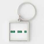 og bad b  Metal Keychains