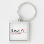 Bacon  Metal Keychains