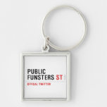 public funsters  Metal Keychains