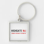 Highgate  Metal Keychains