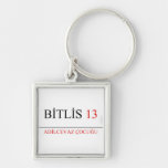 BİTLİS  Metal Keychains