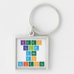 Keep
 Calm
 and
 Do
 Science  Metal Keychains