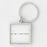 Figen Hocanın kimya defteri  Metal Keychains