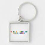 i.e.s. Sierra de 
 Santa barbara  Metal Keychains