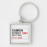 Kamren  Street  Metal Keychains