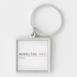 MONALİSA  Metal Keychains