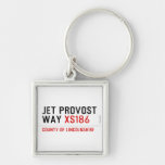 Jet Provost Way  Metal Keychains