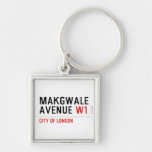 Makgwale Avenue  Metal Keychains