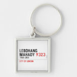 LEBOHANG MAHADY  Metal Keychains
