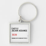 CASTLE  JULIAN ASSANGE    Metal Keychains