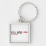 Digital Cosmos  Metal Keychains