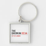 THE  GHERKIN  Metal Keychains