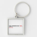 Eagle Engineers way  Metal Keychains
