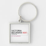 Victoria  Beckman  Metal Keychains