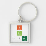 I
 Lv
 13g  Metal Keychains