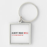 Albert Road  Metal Keychains