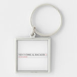 Ven y come al BACACHI  Metal Keychains
