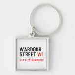 WARDOUR STREET  Metal Keychains
