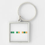 eres un peo  Metal Keychains