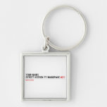 Your Name Street HEBRON ft MABOPANE  Metal Keychains