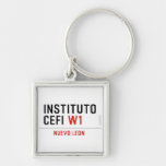 Instituto CEFI  Metal Keychains