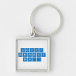 Happy
 Birthday
 René  Metal Keychains