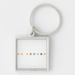 n o  b i tc h e s  Metal Keychains
