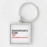 Shakespeare's globe   Metal Keychains