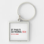 ST PAUL'S CATHEDRAL  Metal Keychains