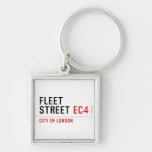 FLEET  STREET  Metal Keychains
