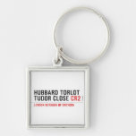 Hubbard Torlot Tudor Close  Metal Keychains