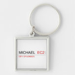 Michael   Metal Keychains
