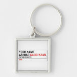 Your Name Ashhad  Metal Keychains