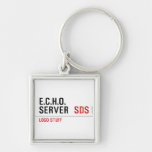 E.C.H.O. server   Metal Keychains