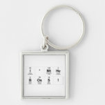 I'mthe
 boss!  Metal Keychains
