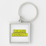 Team
 Yabut  Metal Keychains