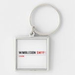 WIMBLEDON  Metal Keychains