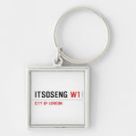 Itsoseng  Metal Keychains