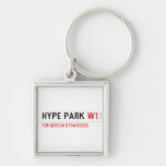 HyPE PARK  Metal Keychains