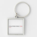 Stratford Street  Metal Keychains