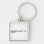 Jewad Selim Street  Metal Keychains