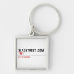SLAGSTREET .com   Metal Keychains