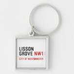 Lisson grove  Metal Keychains