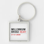 millennium bridge  Metal Keychains