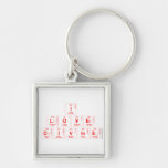 I
 LOVE 
 DIVINE  Metal Keychains
