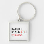 Harriet  Dynes  Metal Keychains