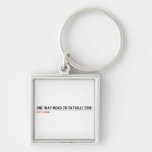 one way road to ratsille crib   Metal Keychains