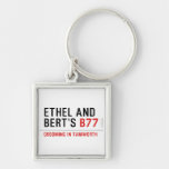 ETHeL and Bert’s  Metal Keychains