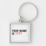 Your Name is  Metal Keychains