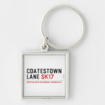 Coatestown Lane  Metal Keychains